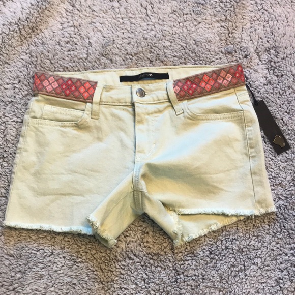 Joe's Jeans Shorts Nwt Joes Jeans Embroidered Denim Shorts Sz 26 Poshmark